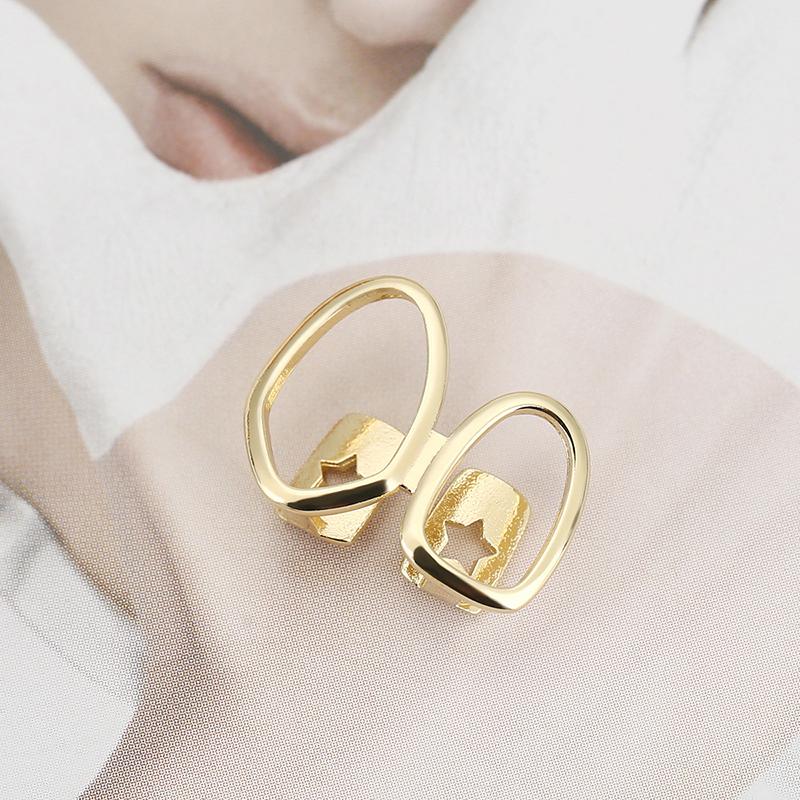 1 Stück Goldfarbener Alltagstauglicher Zahnschmuck Dental Grillz Hip Hop Hohles Herz Zahn Grillz Für Frauen