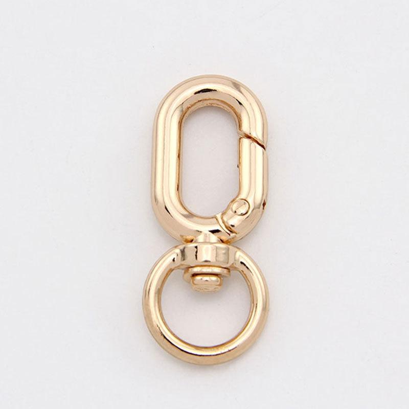 5pcs Colorful Metal Lobster Claw Clasps Swivel Lanyards Trigger Strap with Key Ring DIY Accessories for Bag Key Chains Connector