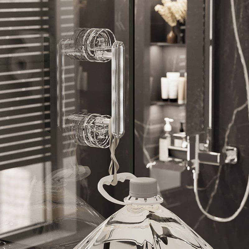 Poręcz antypoślizgowa z przyssawką bez wiercenia Uchwyt prysznicowy zapewnia bezpieczny chwyt w szklanych drzwiach wanny w łazience