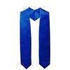 Graduation Season Satin Ribbon Sash: Solid Color Shoulder Strap for Junior High, High School, and University Ceremonies
