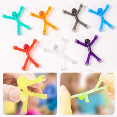 5/10Pcs Magnetic Toy Colorful Refrigerator Magnets Figures Stretchy Stress Relief Fidget Toys for Kids Adults