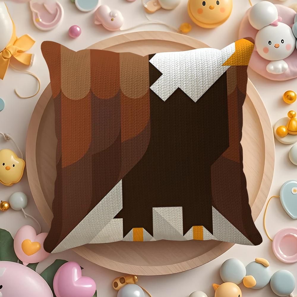 Minimalist Home Decor With Animal Colors Pillow Case Sofa Living Room Bedroom Headboard Backrest Cushion Square Cushion