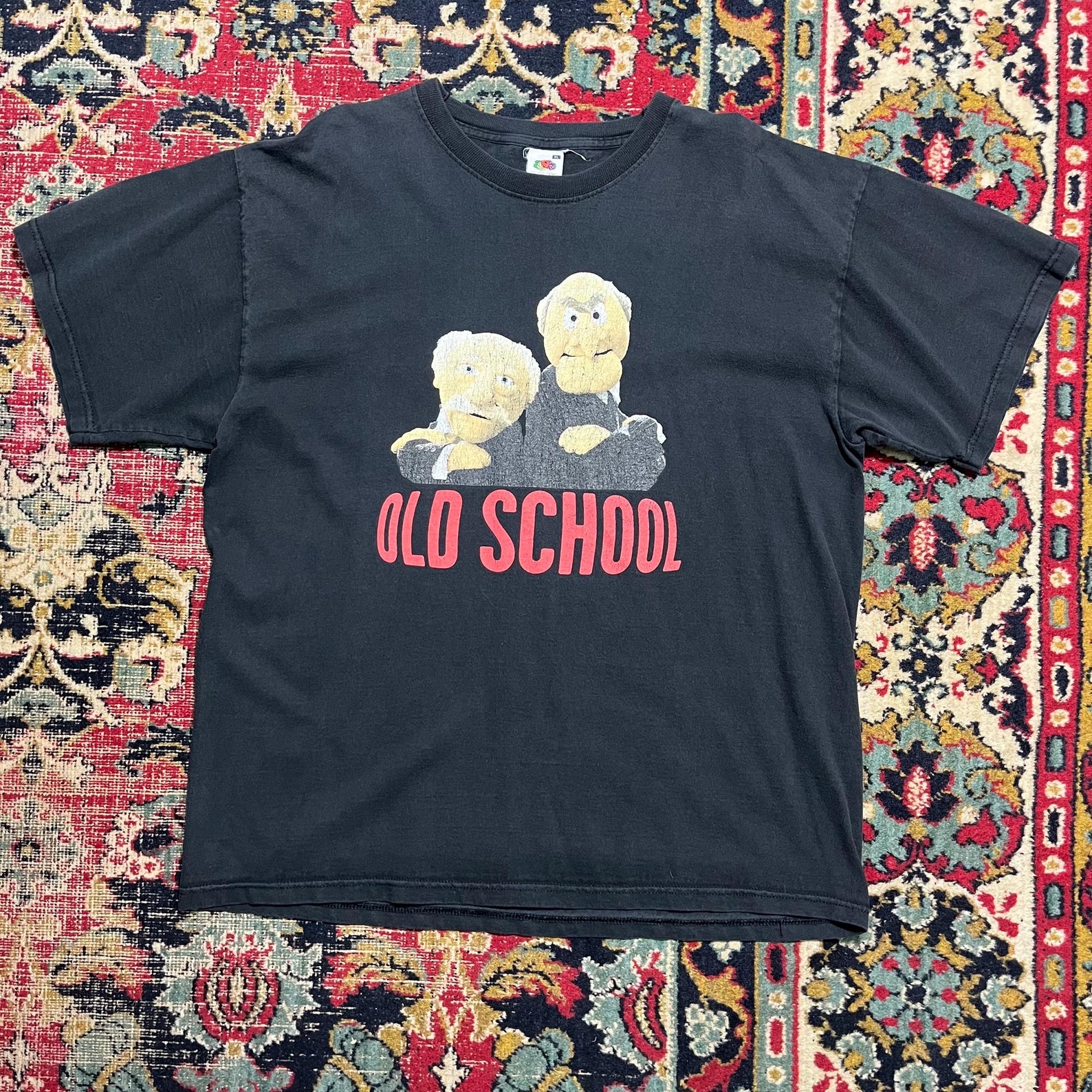 Vintage Muppets Statler Waldorf Old School Tee Size XL S