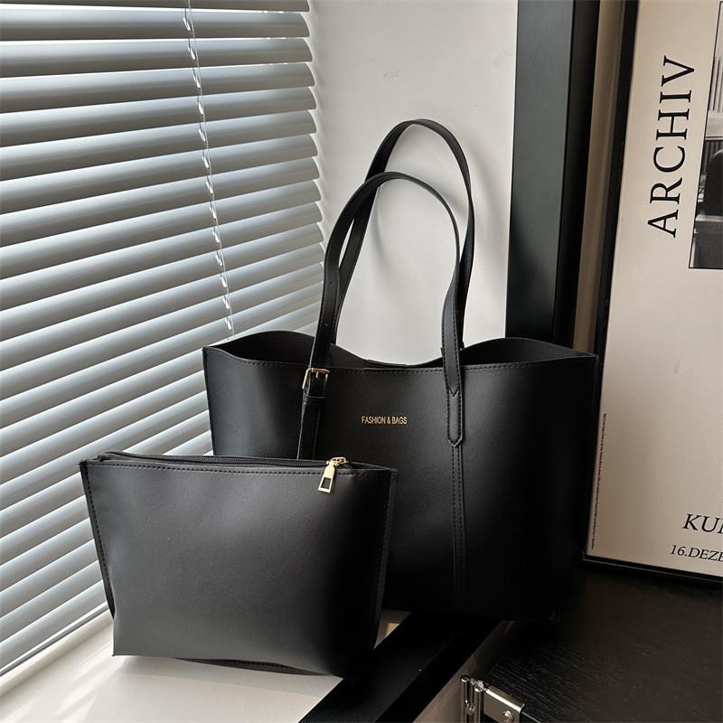 Chic Minimalist Pu Tote Bag For Women With Soft Texture And Spacious Design