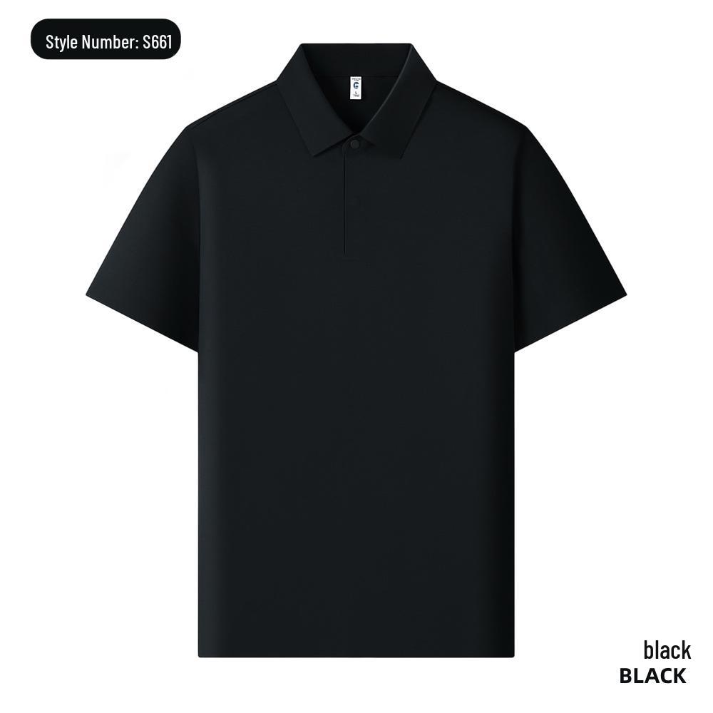 Customizable Moisture-Wicking Polo Shirt with Logo Embroidery: Short Sleeve, Breathable Workwear 3XL