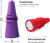 1PC Wine Stoppers Beverage Bottle Sealer Soft Silicone Wine Bottle Stoppers Corks with Grip Top for Keeping Wine Champagne Fresh