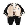 Kids Casual Long-Sleeve Set, Comfortable Daily Wear Outfits