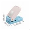 Handheld Paper Punch LaborSaving Perforator with Flat Base Easy To Use Tool for Crafters,