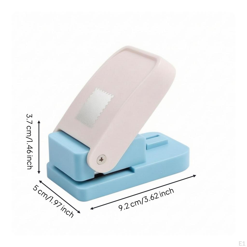Handheld Paper Punch LaborSaving Perforator with Flat Base Easy To Use Tool for Crafters,