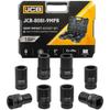 JCB 1" Cr-Mo 12-point Deep Impact Socket Set 8 Pieces