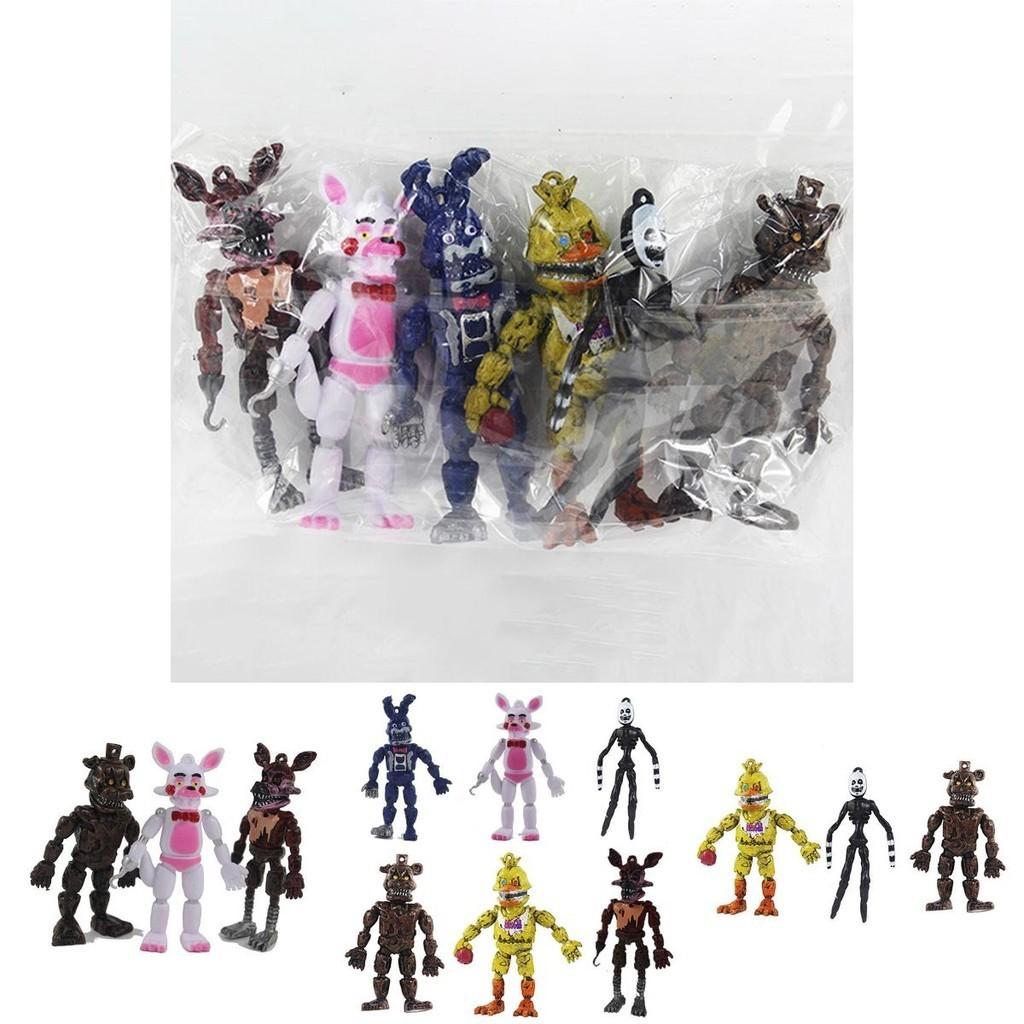 6pcs Fnaf Five Nights At Freddy's Mini Figures Collection Kids Gift Toy