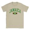 Jamaica Flag Jamaican Pure Cotton T Shirt For Men Summer  Y2K Retro TShirts O Neck Hipster Tees Big Size Loose Tops