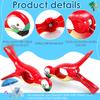 4Pcs Plastic Beach Towels Clips Cute Parrot Chair Towel Clamps Large Drying Racks Retaining Clip for Beach Chair Towel Blankets