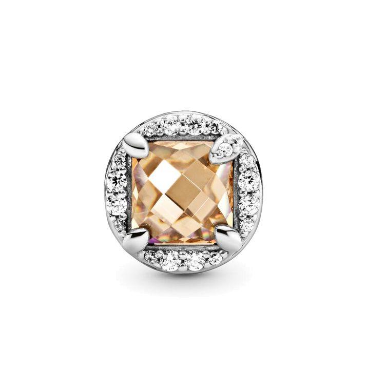 Pandora Moments Fashion Trend Shining Valley Yellow Gemstone Charm Women Charm Gold 797650CCZ Gold,F