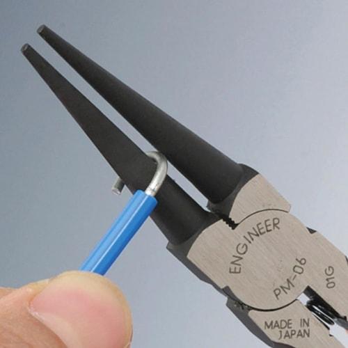 ENGINEER PM-06 High Carbon Steel Round Pliers, Green