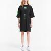 Puma Women's Evide Cinch Waist T-Shirt Dress Black 599175-01