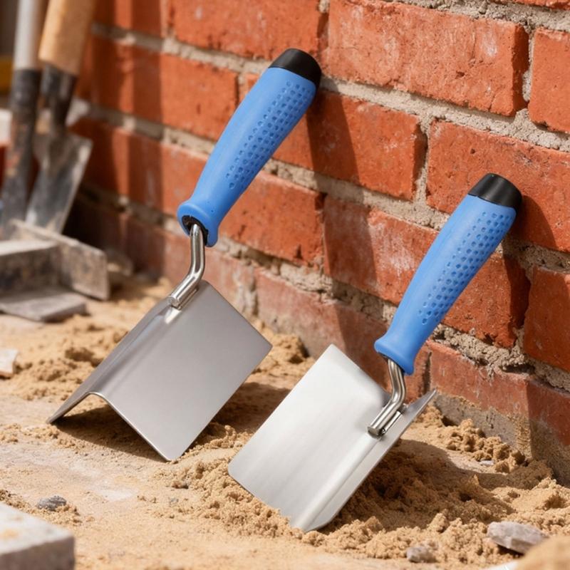 90 Degree Home Renovation Drywall Corner Tool Professional Repairing Corner Mudding Tool Stainless Steel Putty Scraper