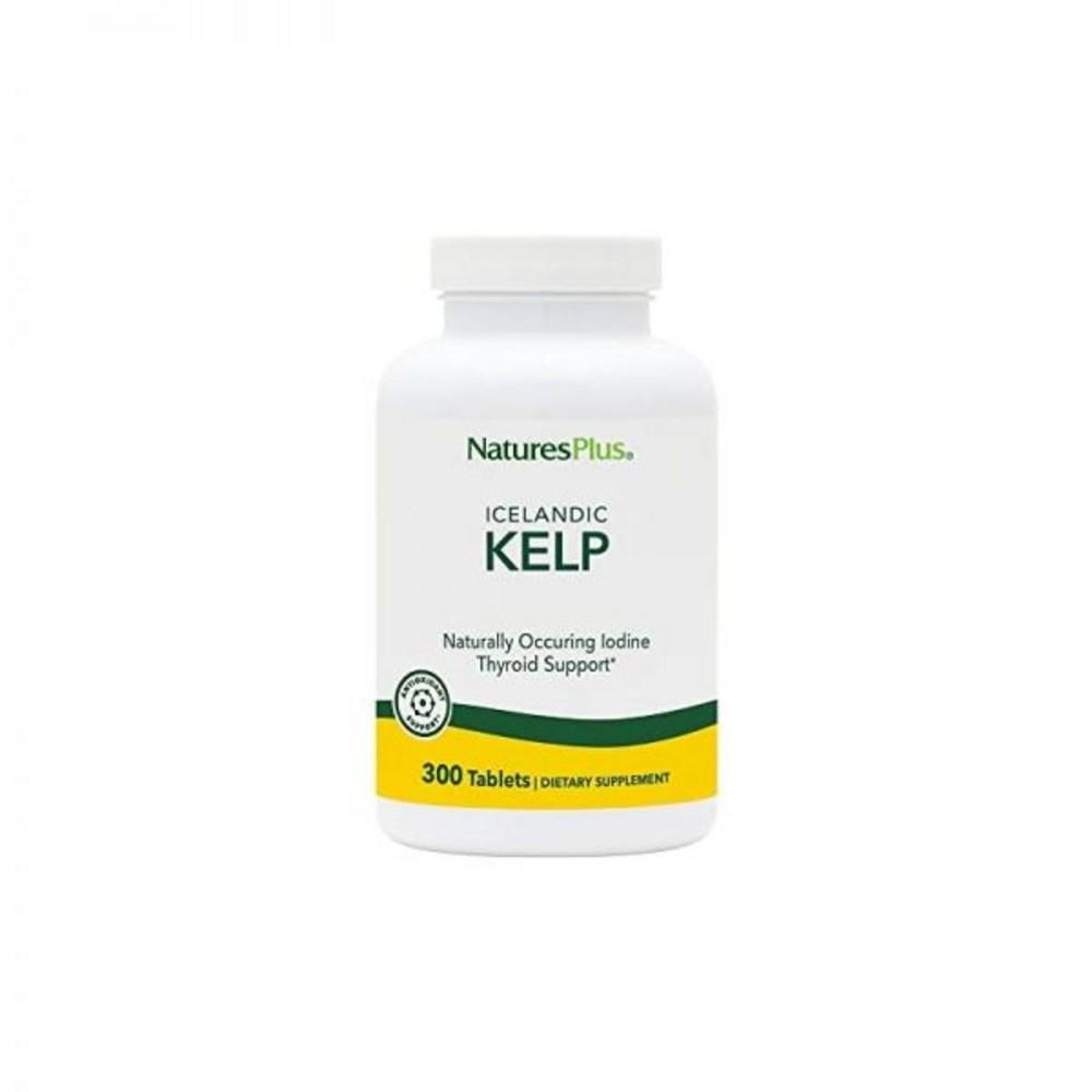 Nature's Plus Kelp 300 Tablets 150 Micrograms Iodine Antioxidant Formula Free Radical Protection Gluten Free Ingredients 1 pcs