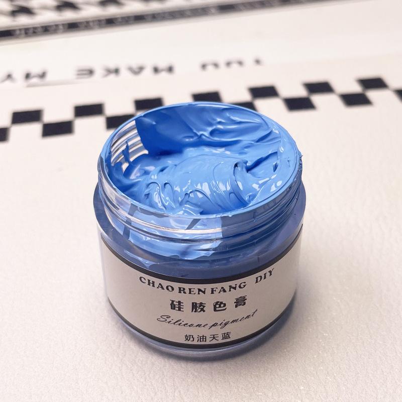 30g Liquid Silicone Color Paste Oily Cream Color Paste Macaron Paint DIY Pinch Glue AB Silicone Color