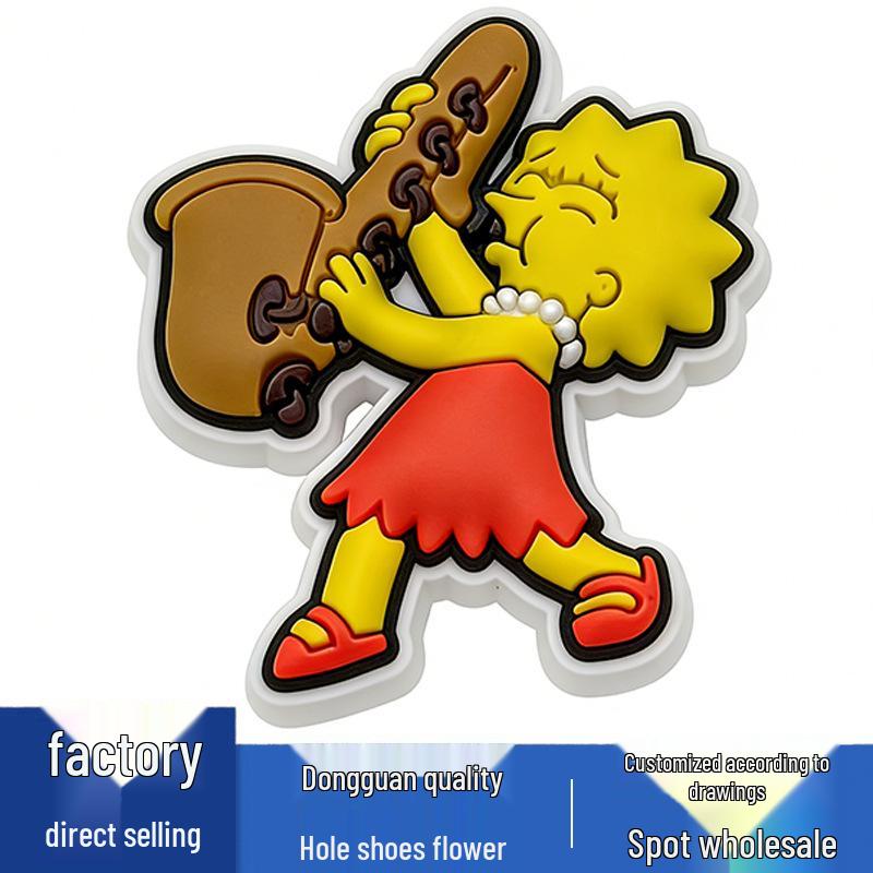 The Simpsons Series PVC Shoe Charms – Flower Accessories