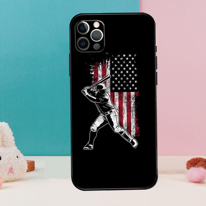 Baseball Phone Case For iPhone 17 Air 16 15 14 13 12 11 Pro Max 12 13 mini 15 16 Plus 16e Cover Coque
