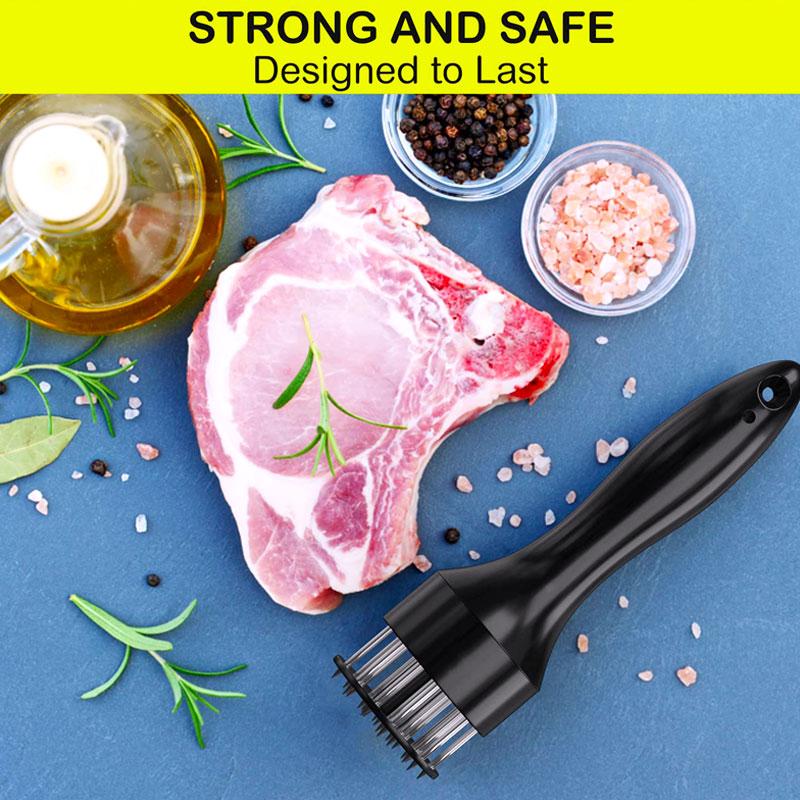 Stainless Steel Meat Tenderizer Steak Pork Chop Meat Hammer