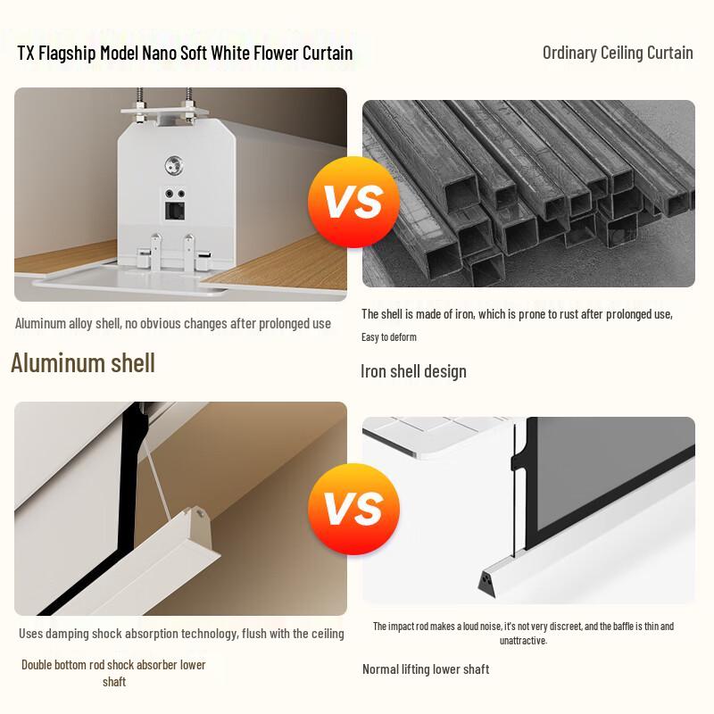 Pang Juren AI Smart Electric Recessed Projection Screen