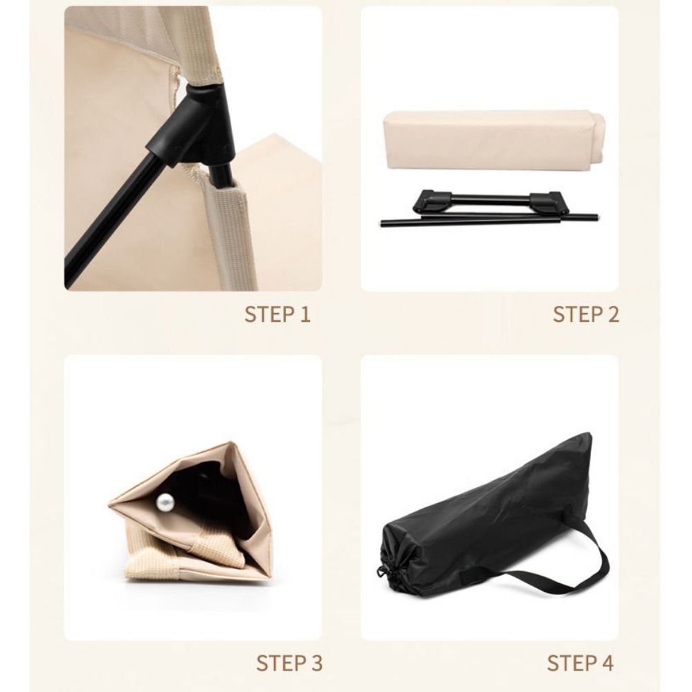 Aluminum Zinc Zinc Alloy Frame Folding Backrest Cushion Single Lazy Chair  Picnic Activities