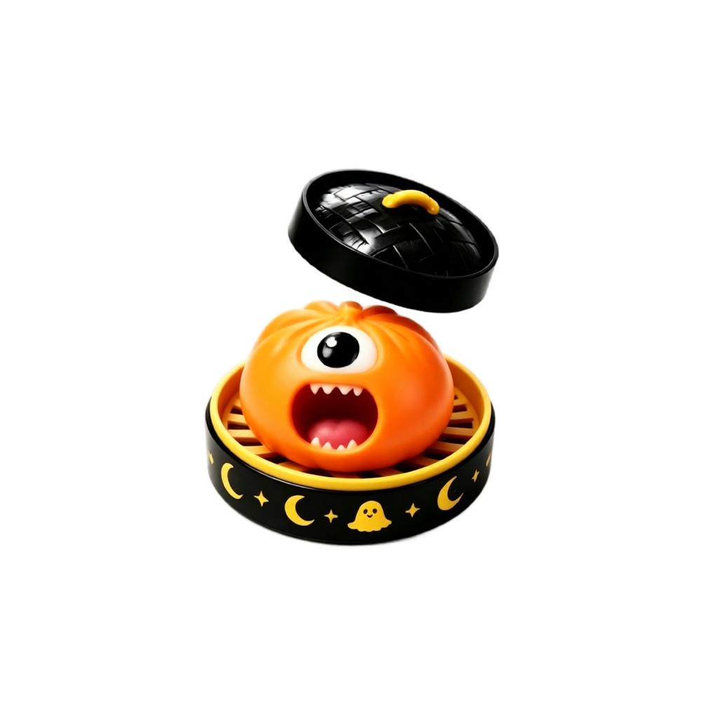 Halloween Stress Toys with Steamer Shape, 10-Pack