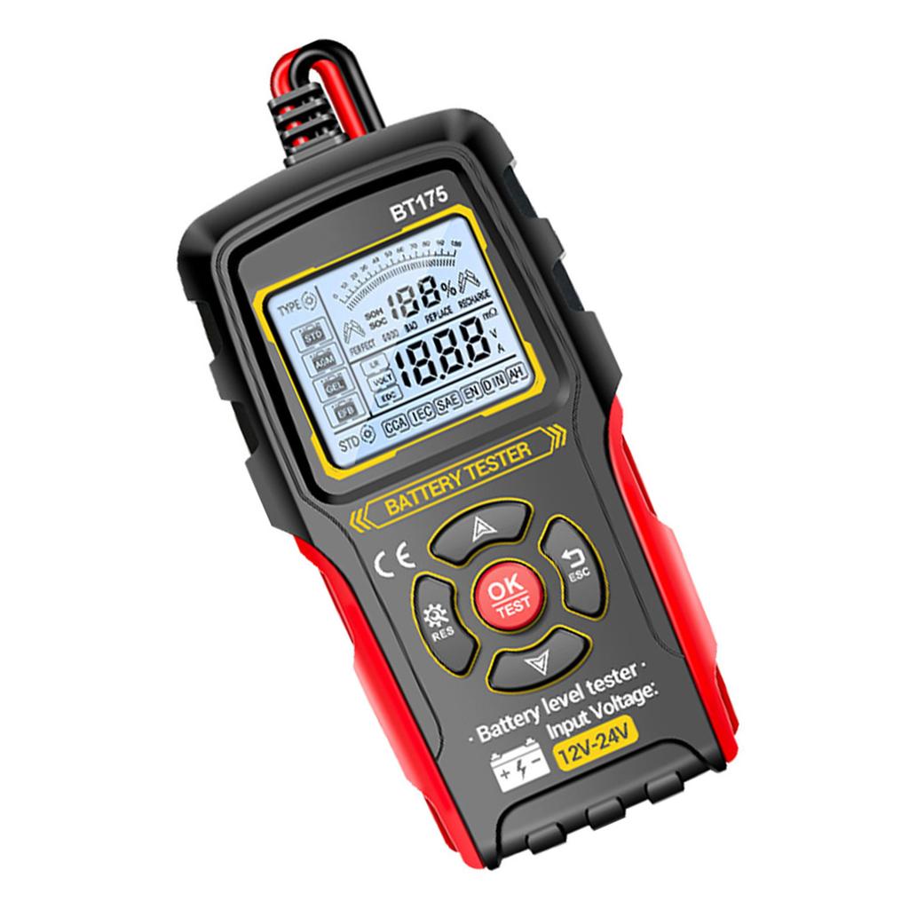 Internal Resistance Battery Measurement Tester With Digital Display Voice Prompts For Vehicle Battery Life Assessment