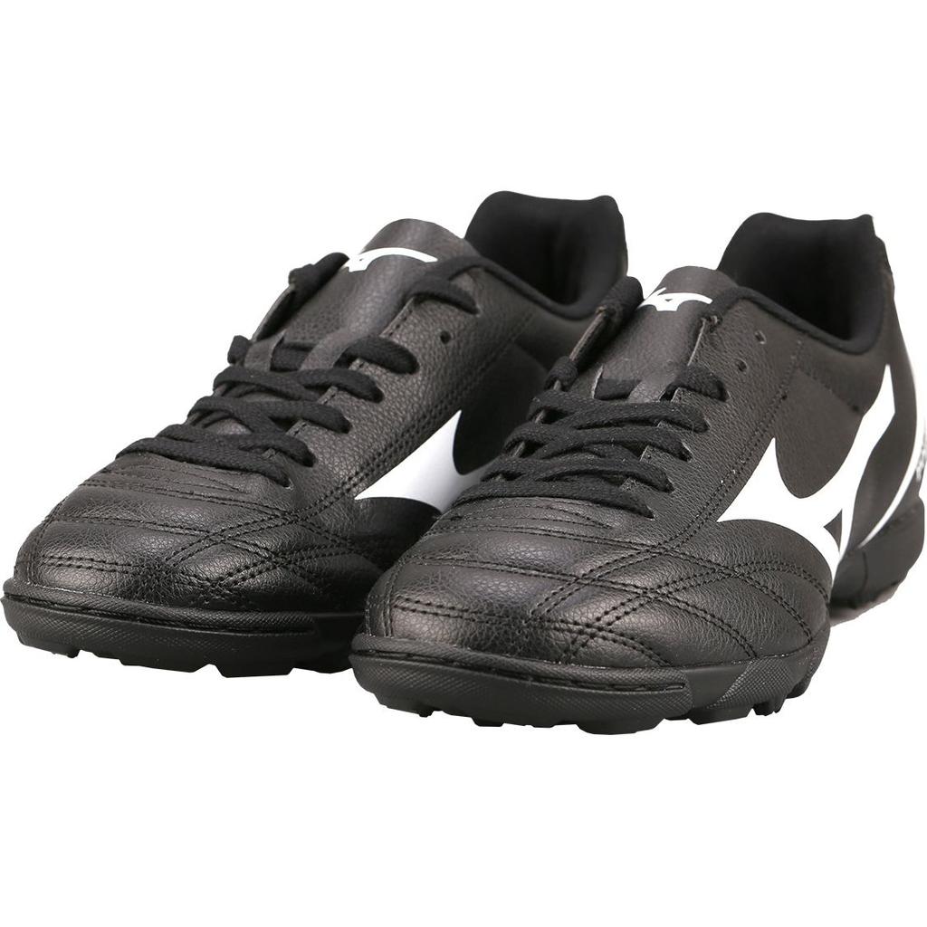 Mizuno Folgado AS Wide Round Toe Lace-Up AG (Rubber Short Studs) Shock Absorbing Durable Fit Soccer Shoes Men Soccer Shoes Black White P1GD189301