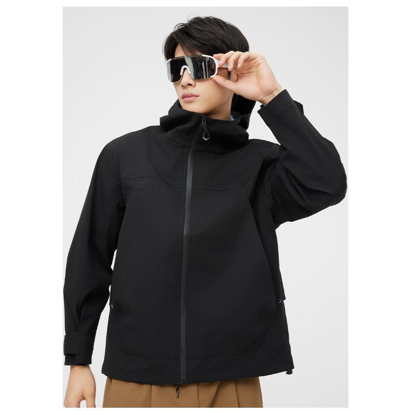 New Mountain Hard Shell Outdoor Jacket for Men and Women Mountaineering Suit Windproof Waterproof Work Suit Jacket