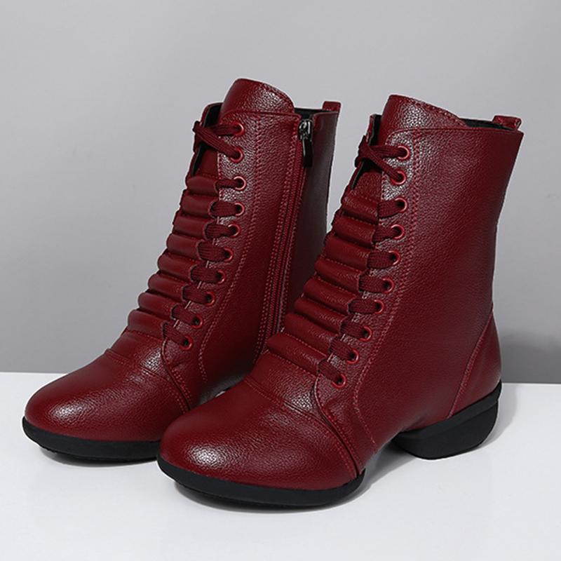 Square Dance Shoes Dancing Shoes Women's Flat-bottom Sailor Dance Shoes