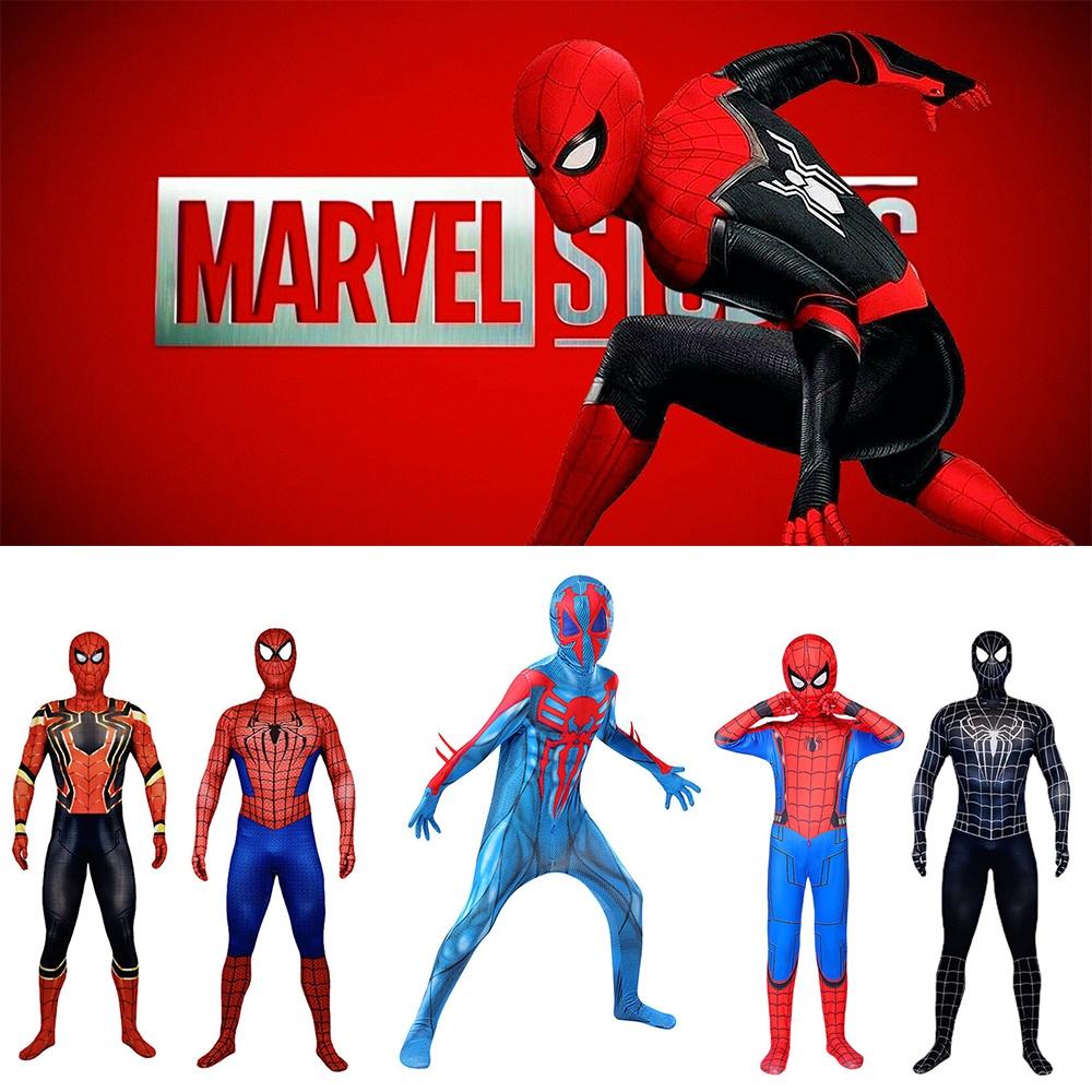 Spider-man No Way Home Amazing Iron Black Cosplay Costume Suit For All Ages