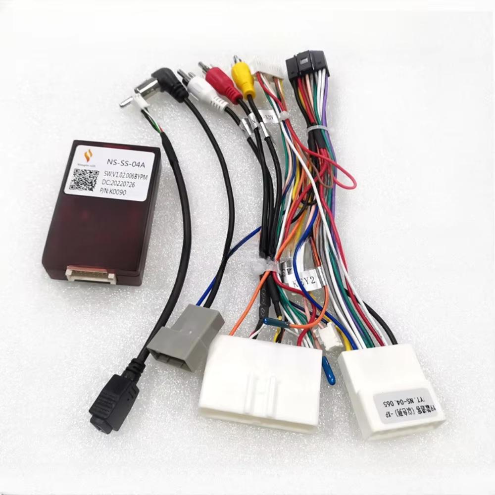 Car 16 PIN Android Radio Power Cable Adapter With Canbus Box NS-SS-04A For Nissan Qashqai X-TRAIL Kick NP300 Rouge Navara Micra