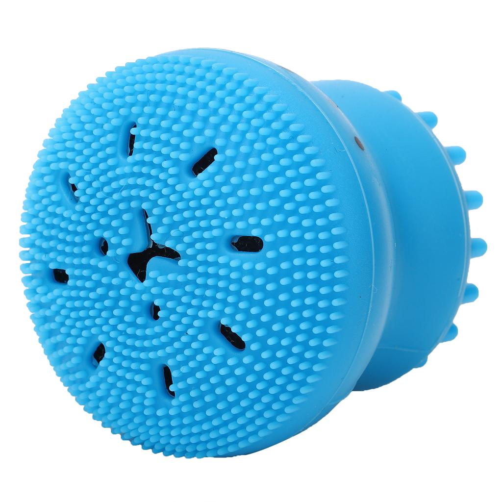 Hundebadebürste Katze Gummi Weiche Schäumende Badebürste Duschschrubber mit Shampoo-Spender