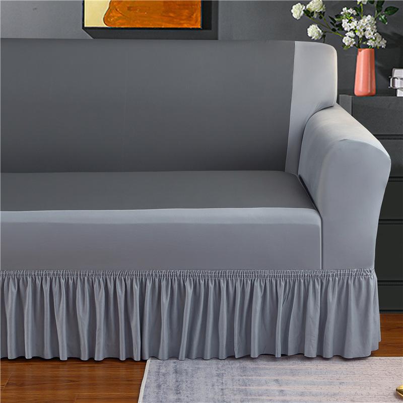 Leather Sofa Cover Full Set Of Technology Cloth Leather Sofa Cover Cover Four Seasons Universal Waterproof Sofa Seat Cushion Non-Slip Skirt
