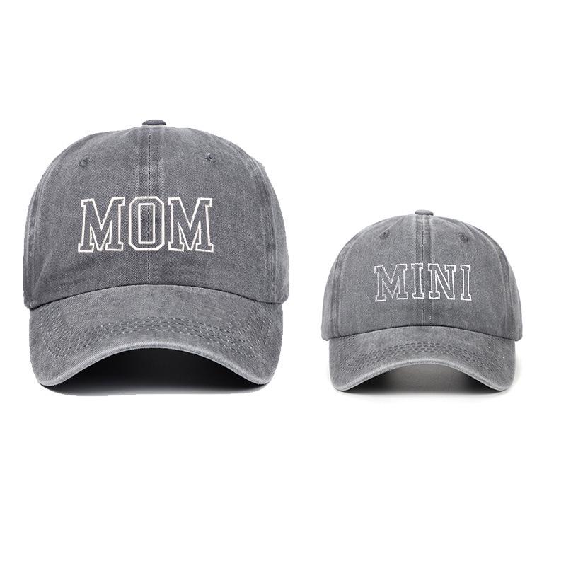 Cross-Border Embroidery Parent-Child Baseball Cap with Sun Protection