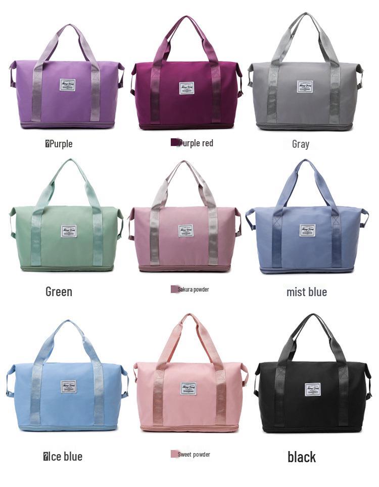 Waterproof Double-Layer Gym Bag with Wet/Dry Separation – Ideal for Travel and Sports