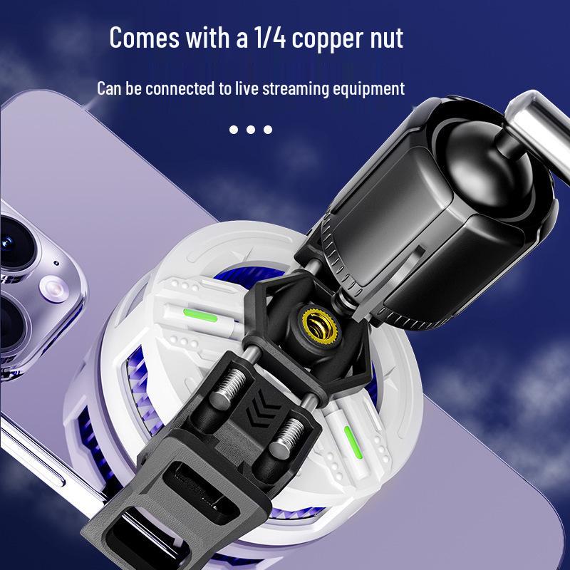 Raffreddatore Magnetico per Telefono con Clip Posteriore Elastica Universale per Gaming e Live Streaming