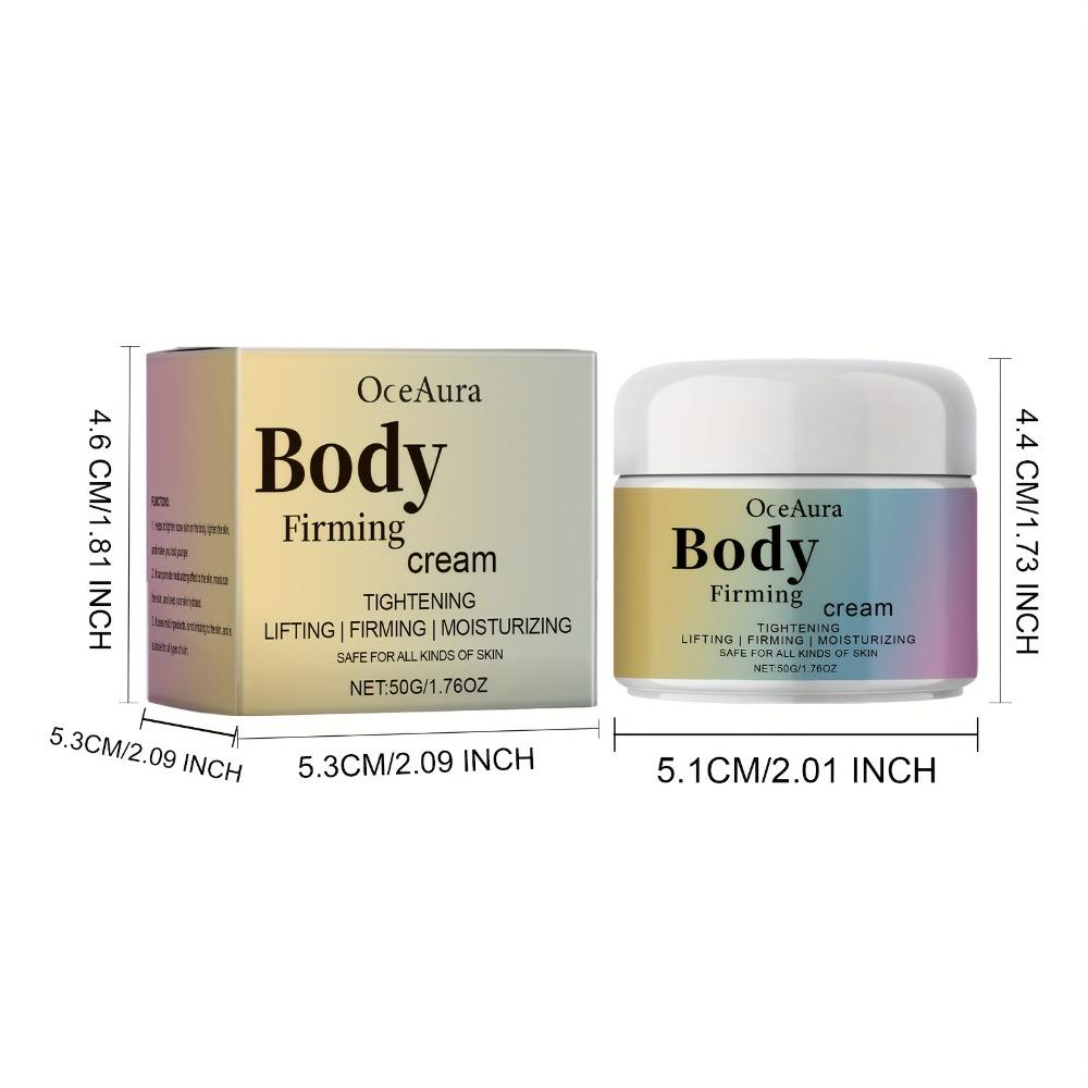 Intense Moisturizing and Firming Body Cream, Daily Nourishing Skincare with Tightening Formula
