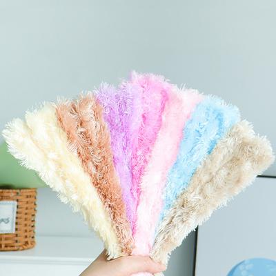 Filo di Ferro Intrecciato in Velluto Peluche Bastoncini Nastro Striscia Corda Multicolore Tessuto in Feltro di Lana DIY Artigianato Bambole Accessori per Cucito