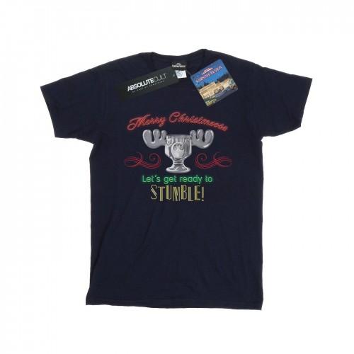 National Lampoon´s Christmas Vacation Womens/Ladies Moose Head Cotton Boyfriend T-Shirt