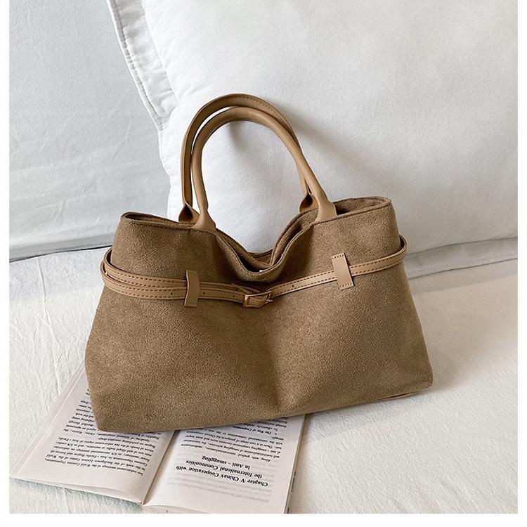 Bolso Tote Retro de Moda con un Diseño para Llevar en Ambos Hombros