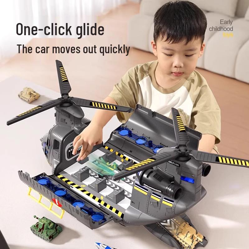 Extra Large Drop-Resistant Alloy Airplane Toy - Inertial Car for Kids Ages 3-6 - Ideal Birthday Gift for Boys