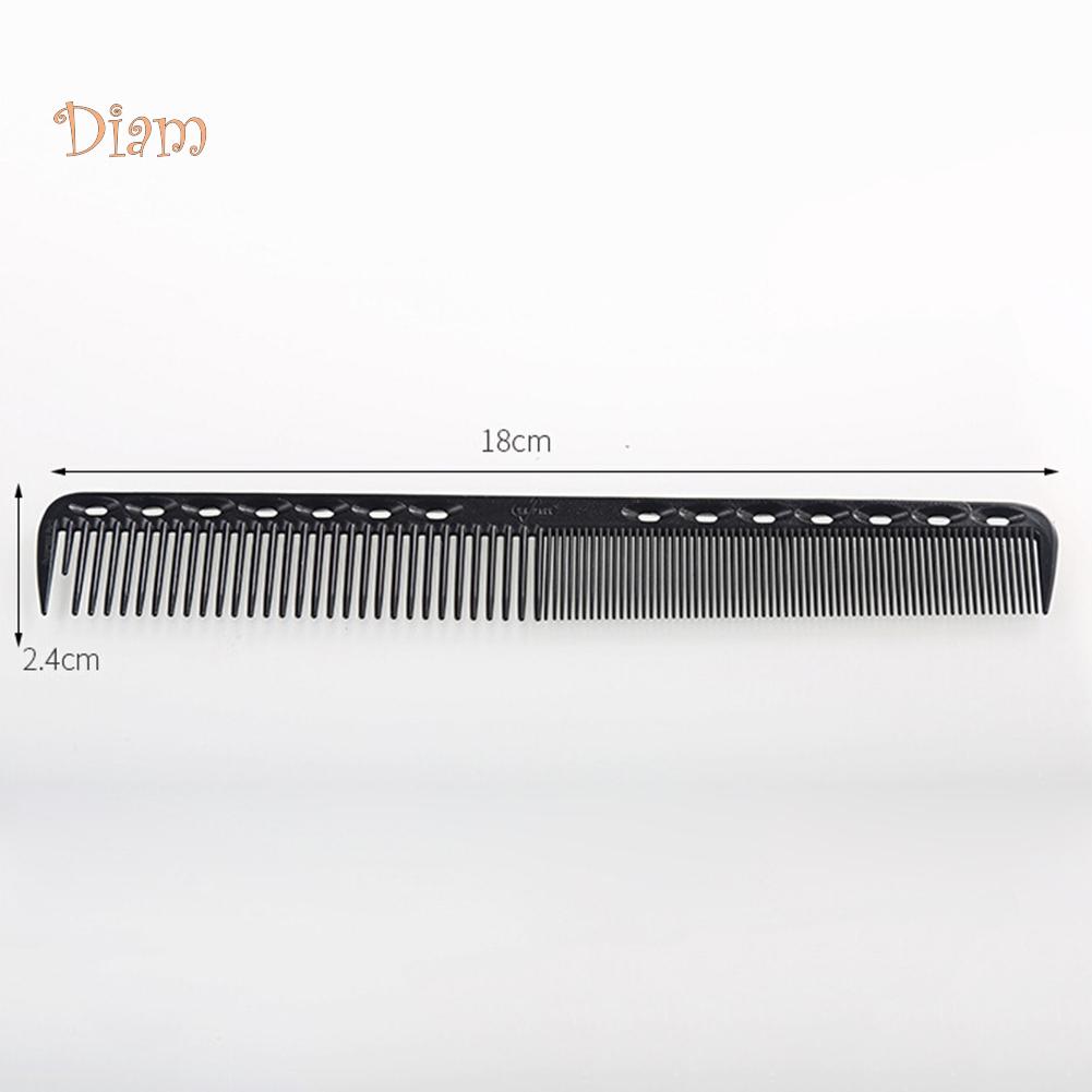 NO.INS Flat Top Hair Cutting Comb Resin Anti-static Hairdressing Thin Brush Tool Hair Comb Massage