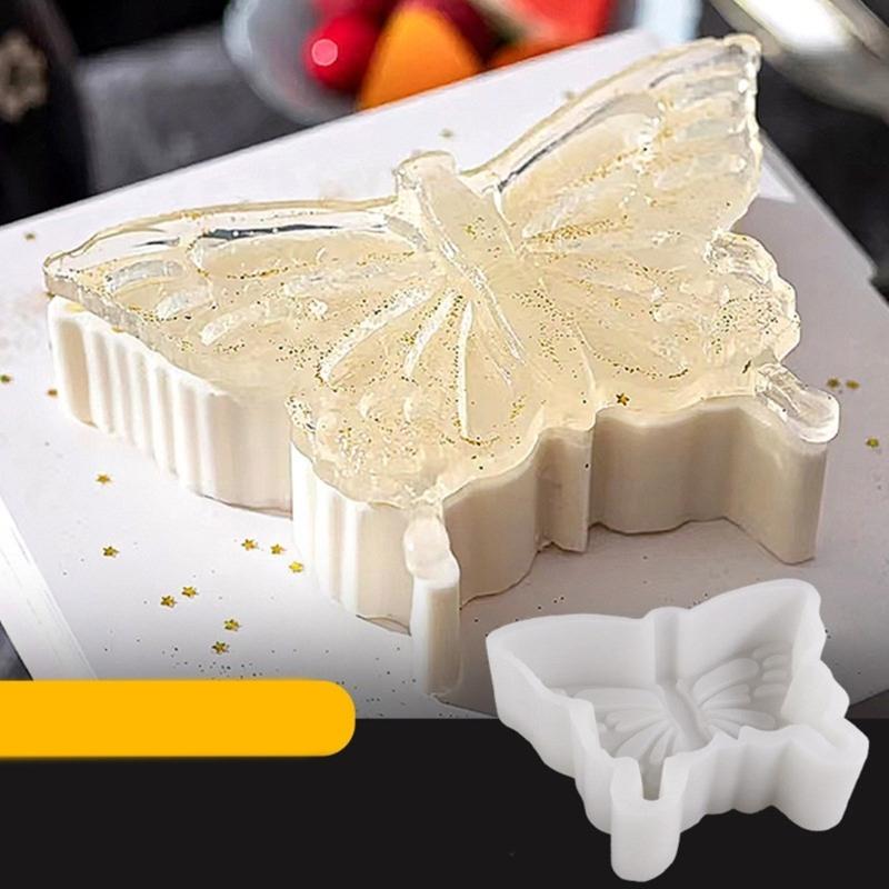 Beautiful Butterfly Shape Dessert Molds Unique Butterfly Cake Making Molds Simple Cake Tray Unique Flexible Baking Molds