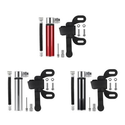 Aluminiumslegering Mini Sykkel Dekk Pumpe Bærbar 120PSI Sykler Pumpe Baller Pumpe med Nål Passer Presta og Schrader Ventiler