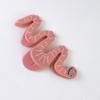 Hair Claw Pink Plastic Smile Face Hairpin Snake Shape Anti-slip Teeth Back Head Shark Hair Clip Hair Accessory
