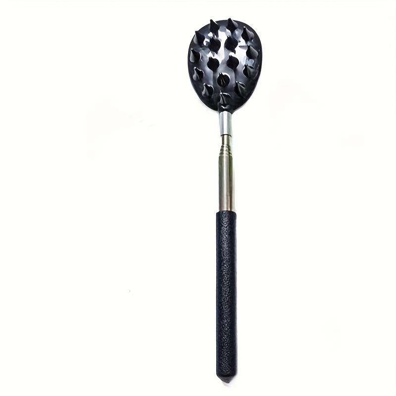 

1Pc Retractable Cactus Back Scratcher, Equipped With 1/ 4inch And 1/ 2inch Spikes, Unisex One-Handed Retractable Scratcher, Made Of Durable PVC 1Pc чёрный